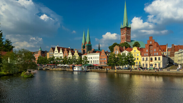 Skyline von Lübeck